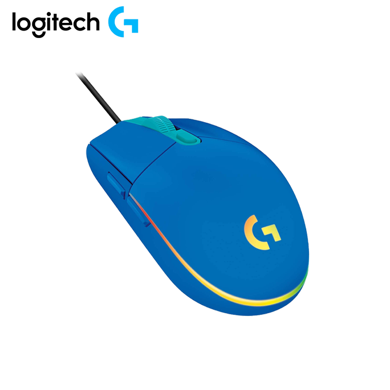 Mouse Logitech Gaming G203 Lightsync 8000dpi Azul 910-005792