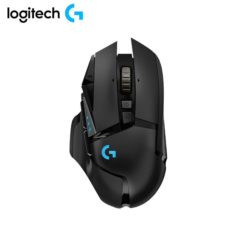 Mouse Logitech Gaming Optical G502 Inalambrico 1600dpi 11 Botones Negro 910-005565