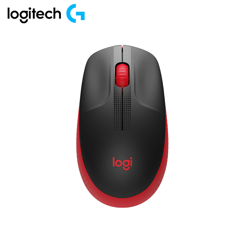 Mouse Logitech M190 Inalambrico 1000dpi 3 Botones Rojo 910-005904