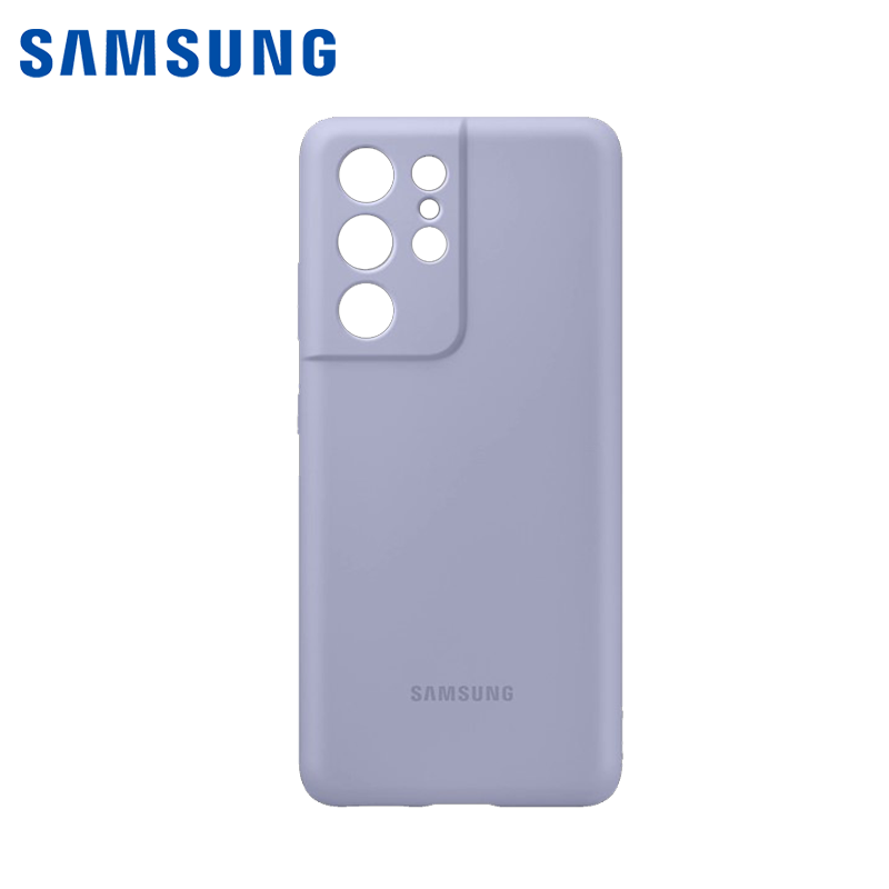 Protector Samsung para Galaxy S21 Ultra de Silicon (EF-PG998) Violeta