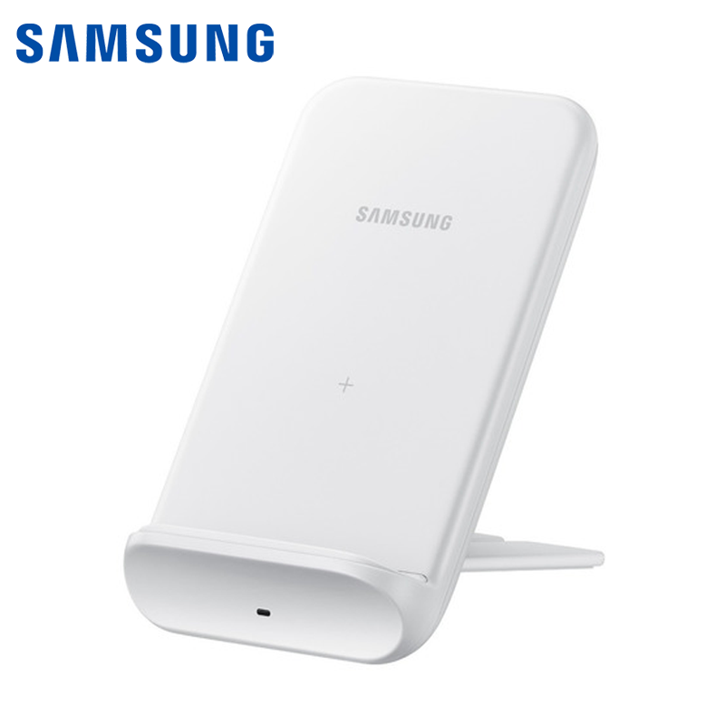 Cargador Samsung Carga Rapida Inalambrico Stand 2020 (9W) EP N3300 Blanco