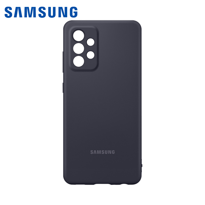 Protector Original para Samsung Galaxy A52 de Silicon (EF-PA525) Negro