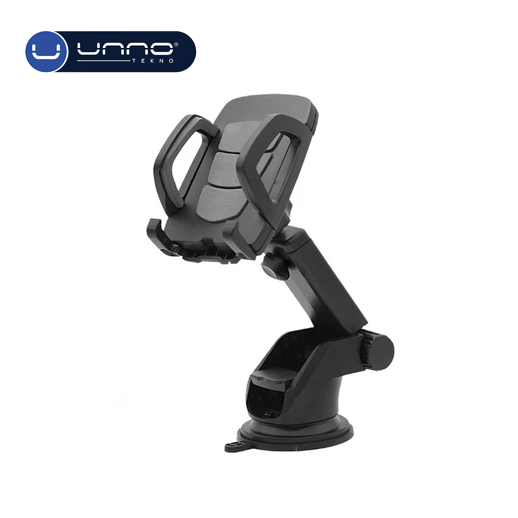 Soporte UNNO TEKNO para Telefono Brazo Extensible con Ventosa de Gel (CH3006BK)