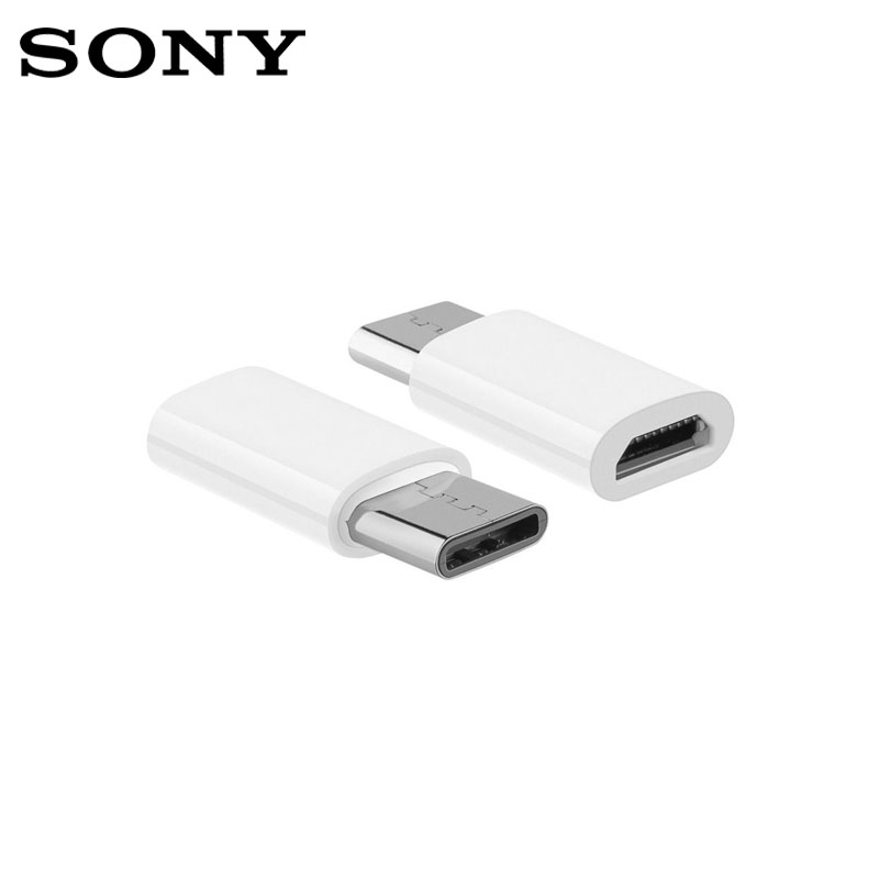 Adaptador Sony Micro USB a USB-C Blanco