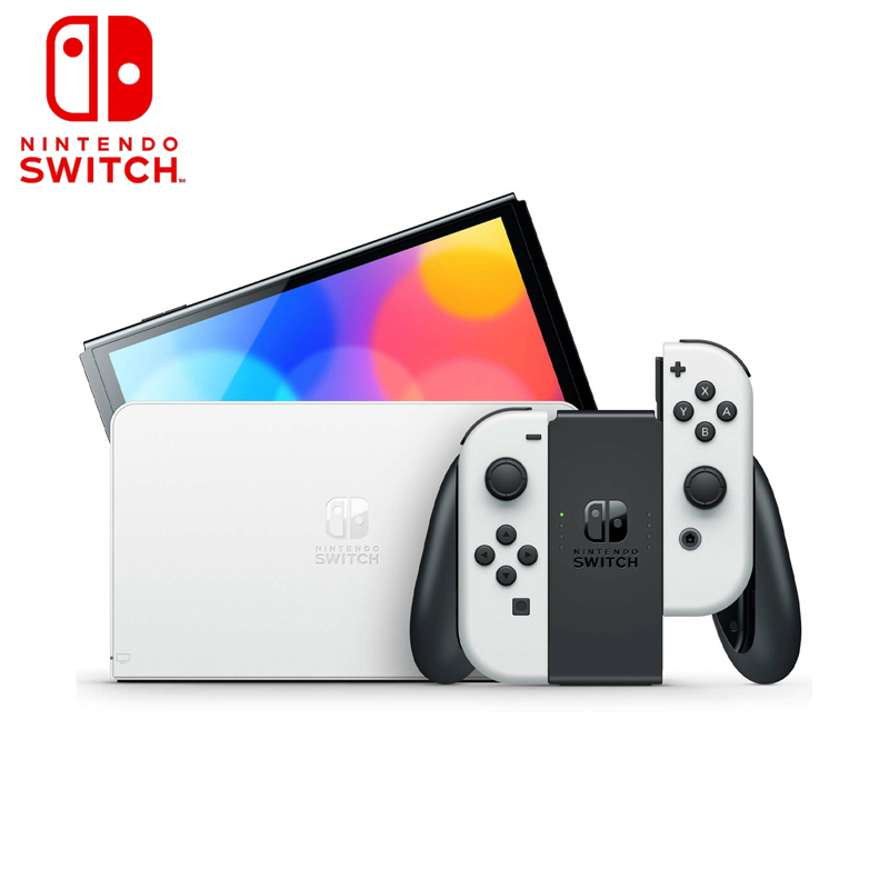 Consola Nintendo Switch OLED Negro con Blanco 64GB
