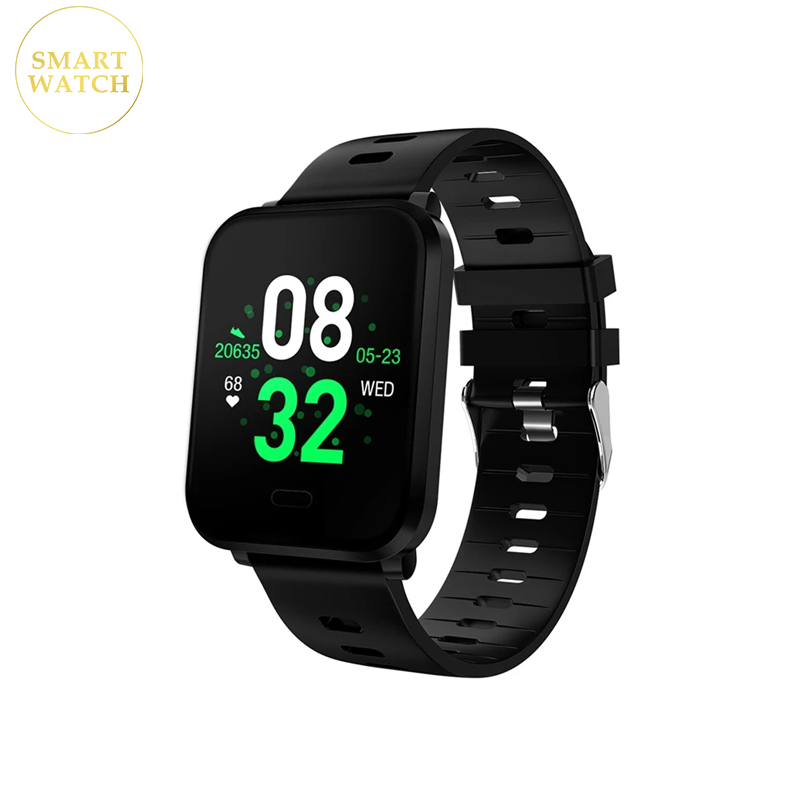 Reloj Smart Watch K10 Plus Silicon Negro