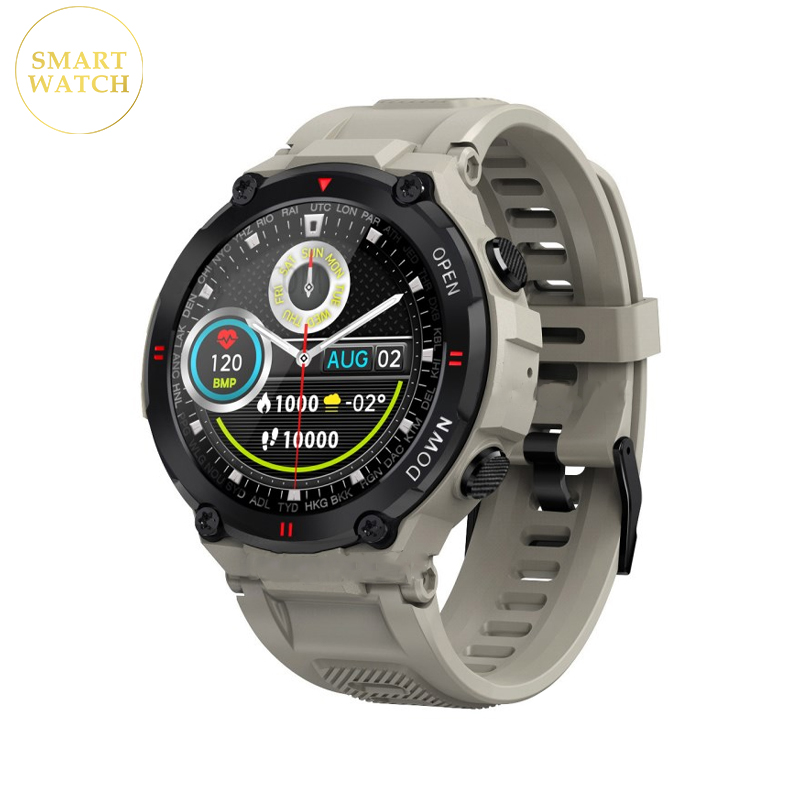 Reloj Smart Watch Sport K22 Silicon Gris