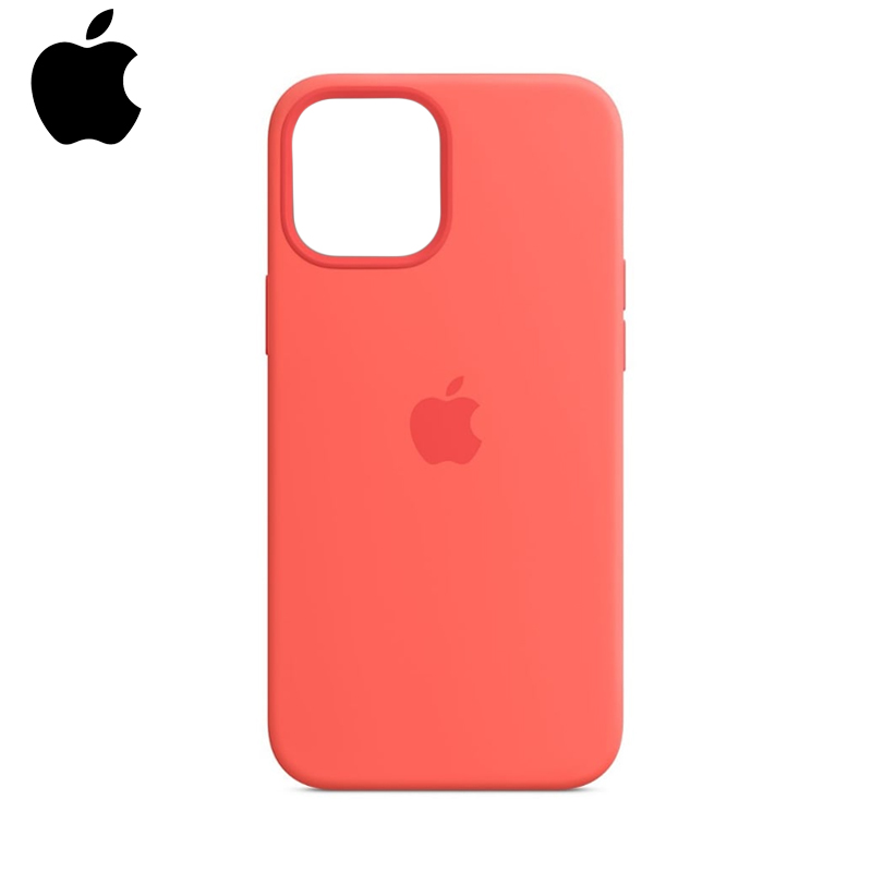 Protector iPhone 12 Pro Max Silicon MagSafe Rosado