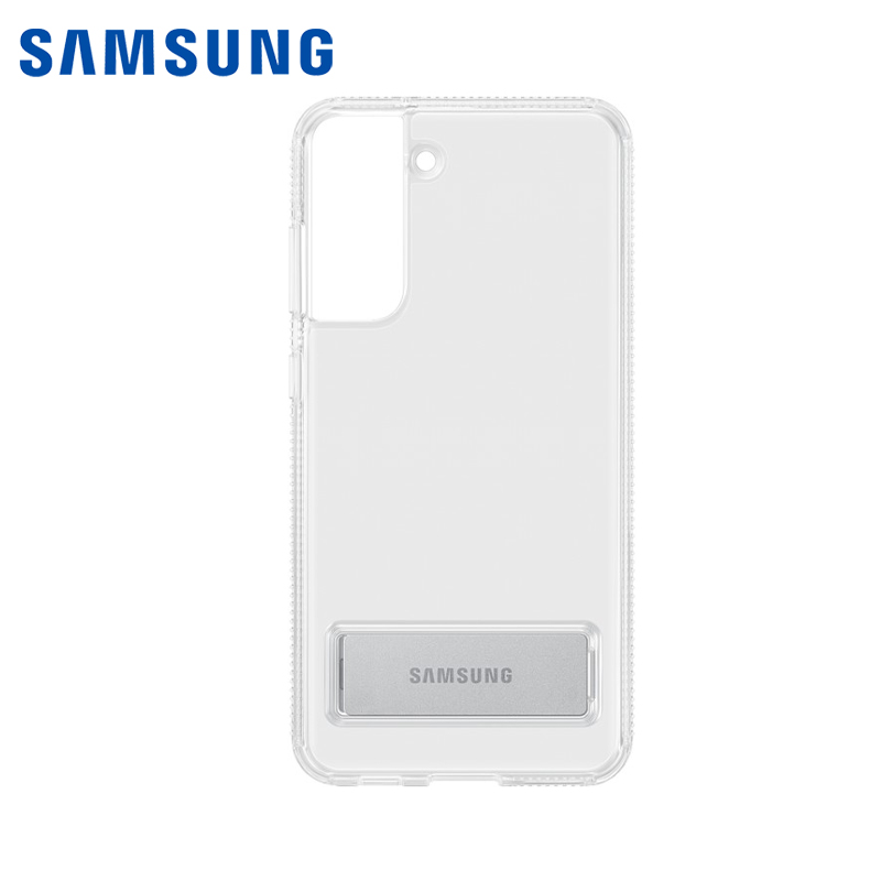 Protector Original para Samsung Galaxy S21 FE  Clear Standing (EF-JG990) Transparente