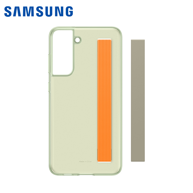 Protector Original para Samsung Galaxy S21 FE Slim Strap (EF-XG990) Verde