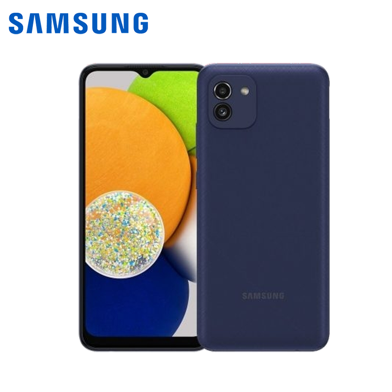 Celular Samsung Galaxy A03 128GB/4 Liberado Dual Sim Azul