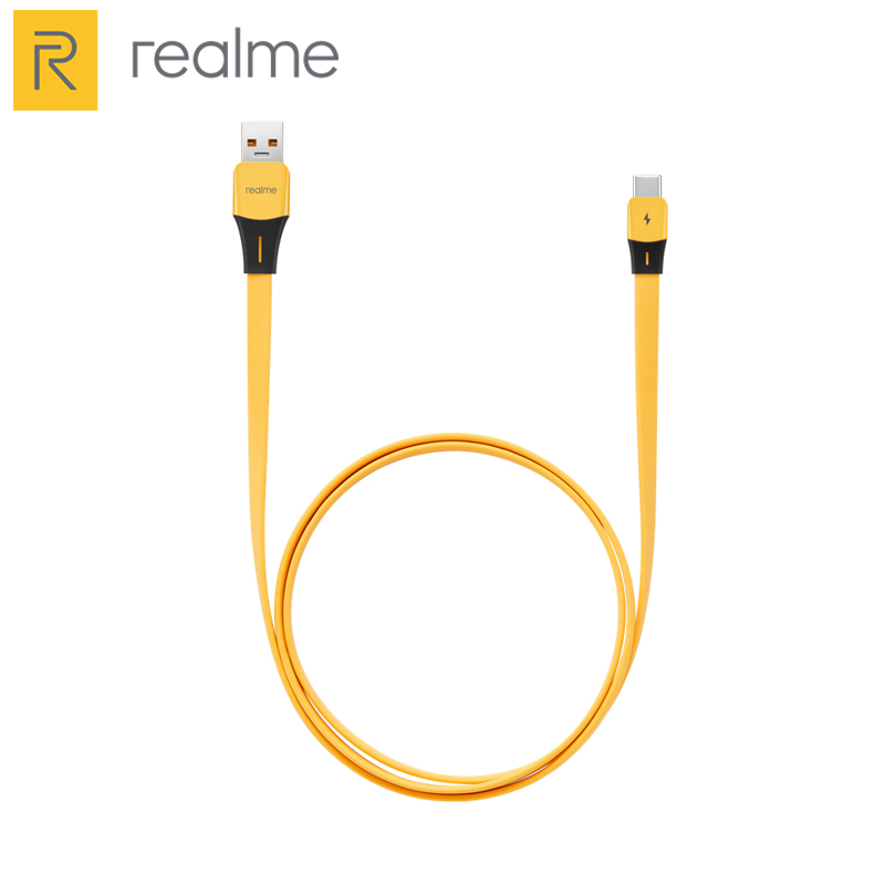 Cable Realme Super Dart USB a Tipo C 65W Amarillo (RMP2001)