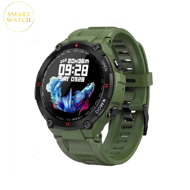 Reloj Smart Watch Sport K22 Silicon Verde