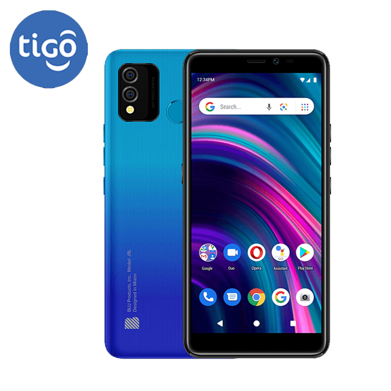 Celular BLU J9L 32GB/2 Tigo Un SIM Azul
