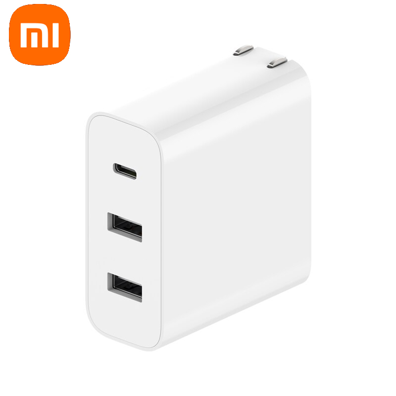 Cargador Xiaomi USB Fast Charge 2A 1C 65W Blanco