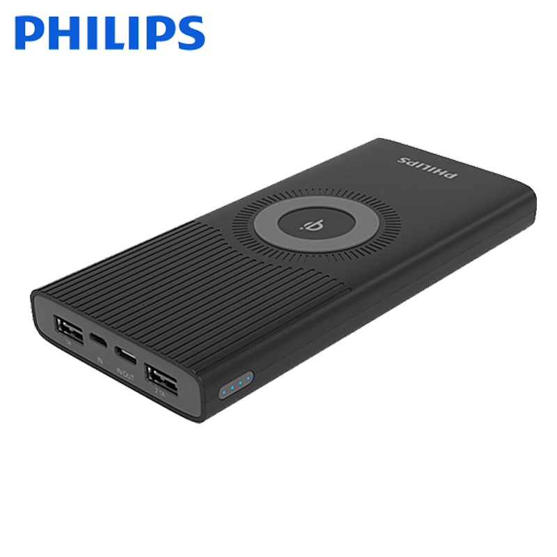 Power Bank Philips Wireless Charger  10000 mAh Negro