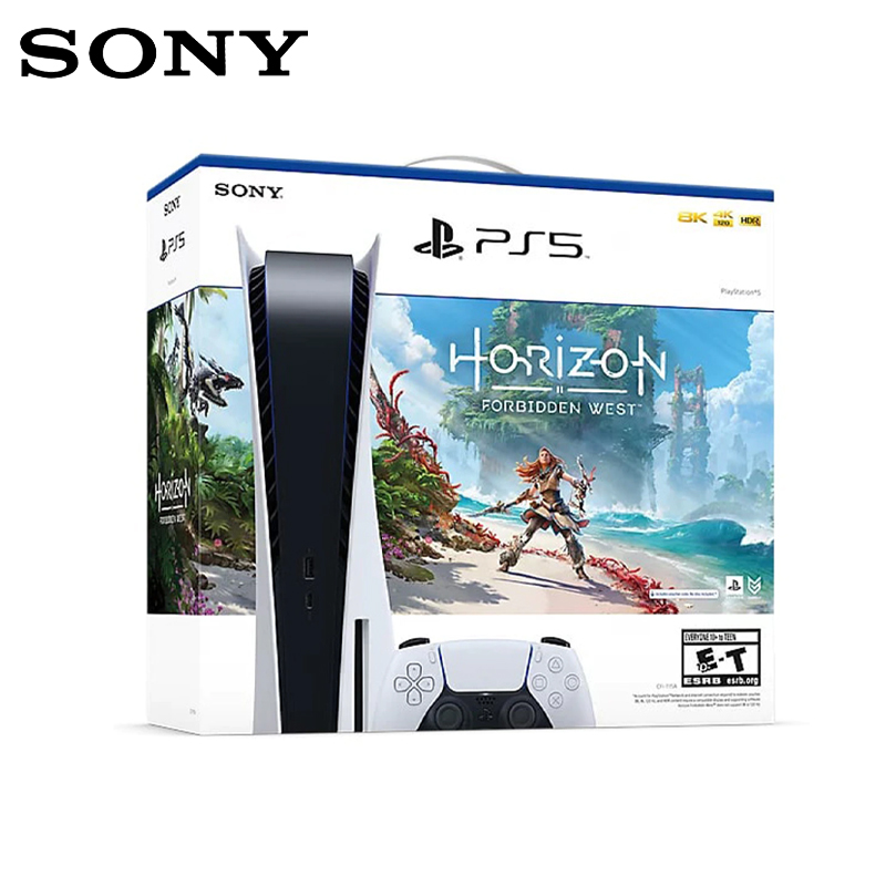 Consola Sony PlayStation 5 Edicion Horizon Forbidden West Blanco