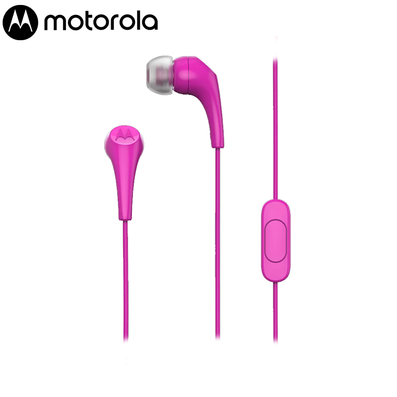 Audifono Motorola Earbuds 2-S 3.5mm Rosado
