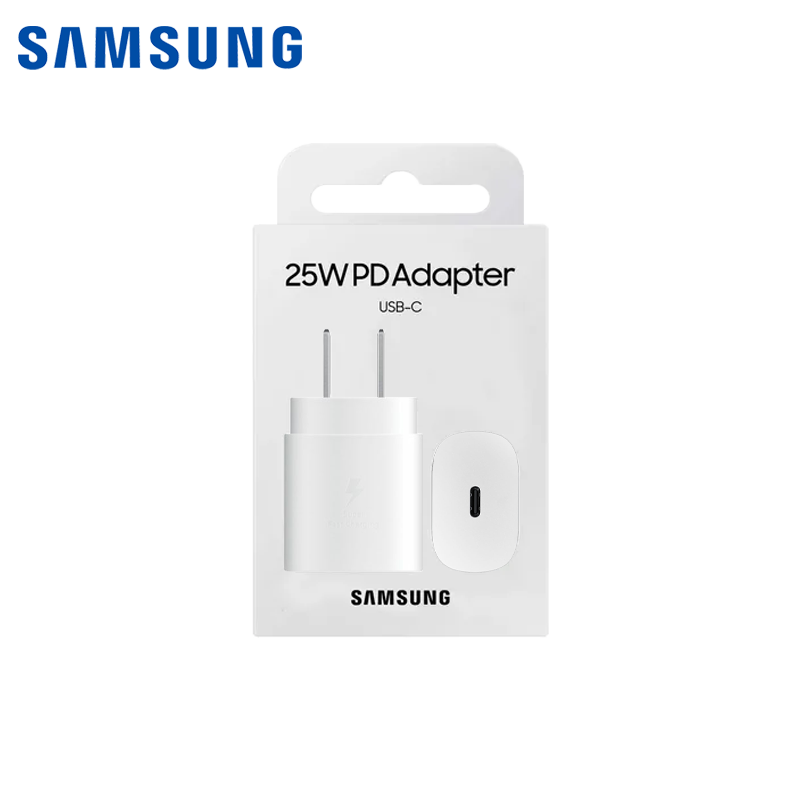 Cargador Samsung 25W PD USB-C Blanco ORIGINAL