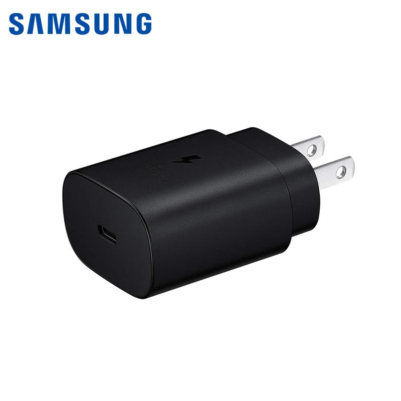 Cargador Samsung Cubo 25W PD USB-C Negro