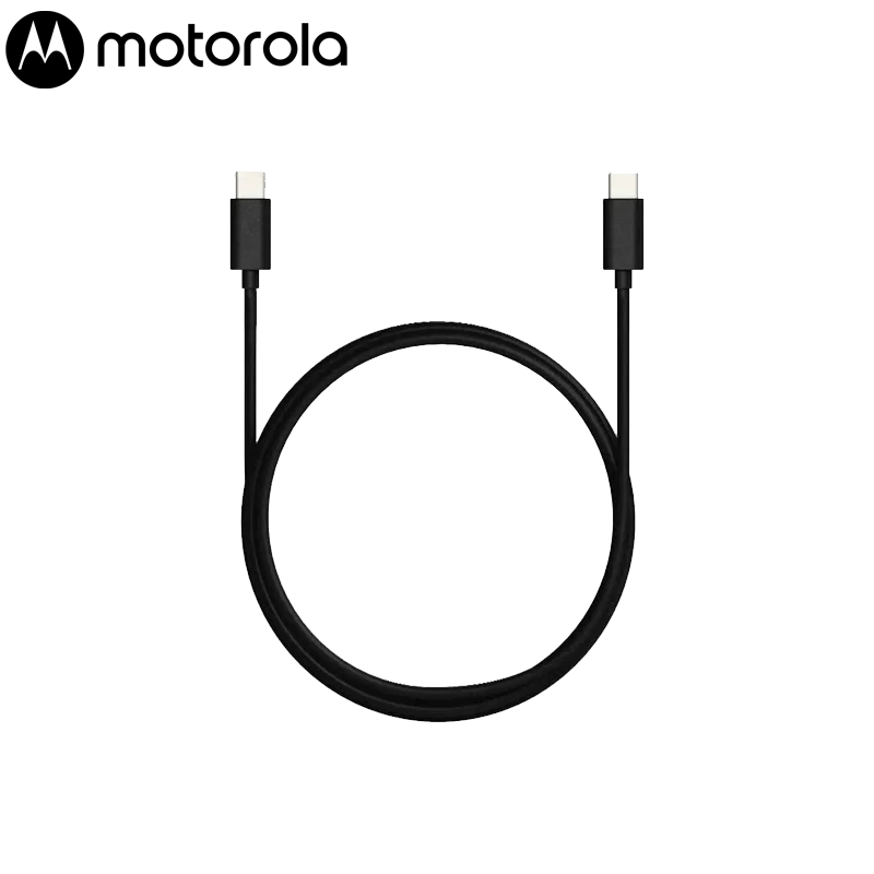 Cable Motorola Premium Cable USB C a USB C 1 m Negro