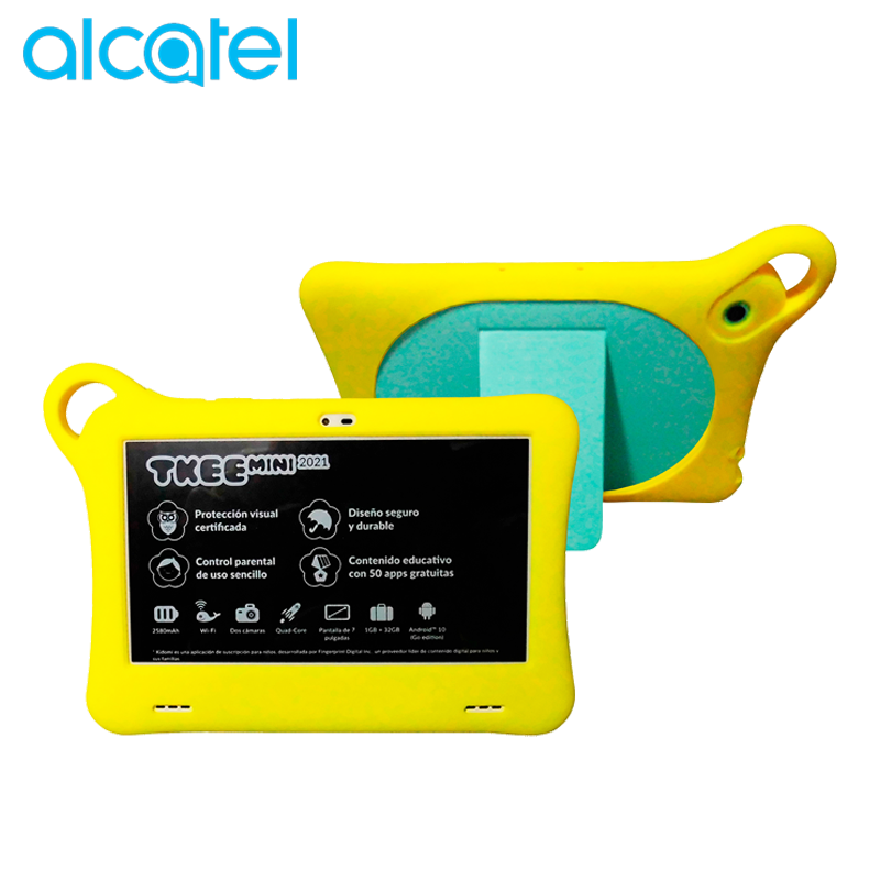 Tablet Alcatel Kids Tkee Mini 2021 32GB/ 7pulg Amarillo - Verde