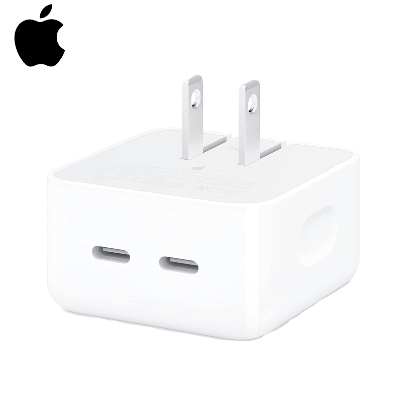 Cargador Apple Puerto Dual 35W USB-C Blanco