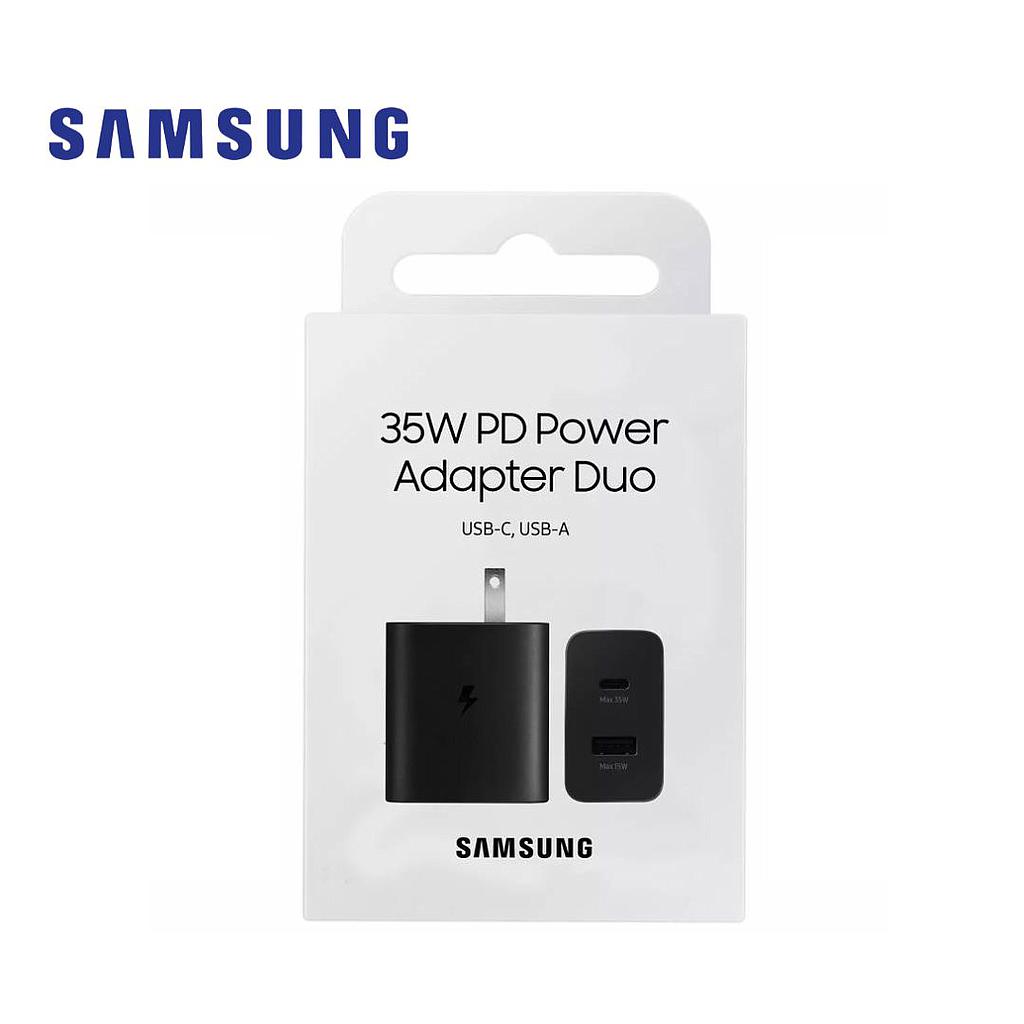 Cargador Samsung 35w PD Power Adapter Duo USB-C, USB-A 
