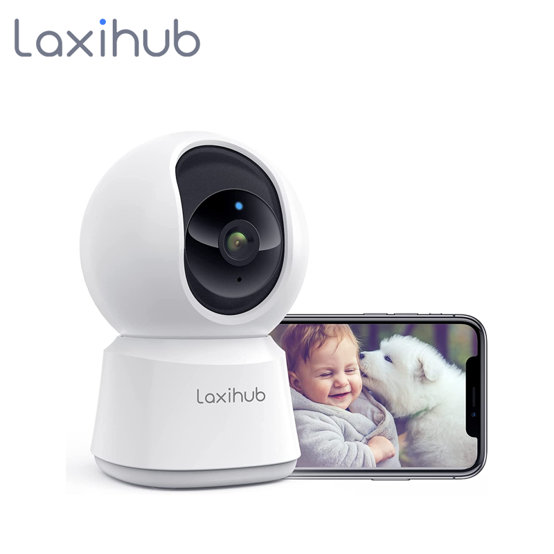 Camara Laxihub P2T 2K Ultra HD Pan Tilt Indoor Blanco