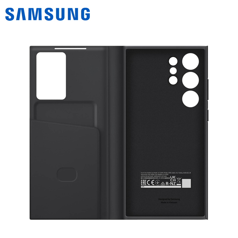 Protector Samsung S23 Ultra Smart View Wallet Case Negro (EF-ZS918) 