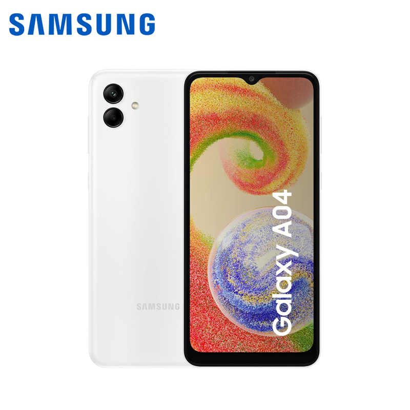 Celular Samsung A04 (A045M/DS) 128GB/4 Liberado Dual Sim Blanco