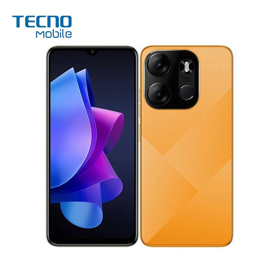 Celular Tecno Spark Go 2023 4G 64GB/4 Liberado Dual Sim Naranja