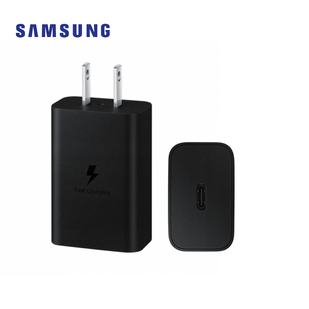 Cargador Samsung 15W PD Puerto USB-C Negro Original 