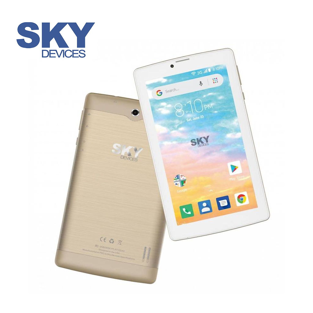 Tablet Sky Platinum View 2 16GB/1 7 pulg Dorada