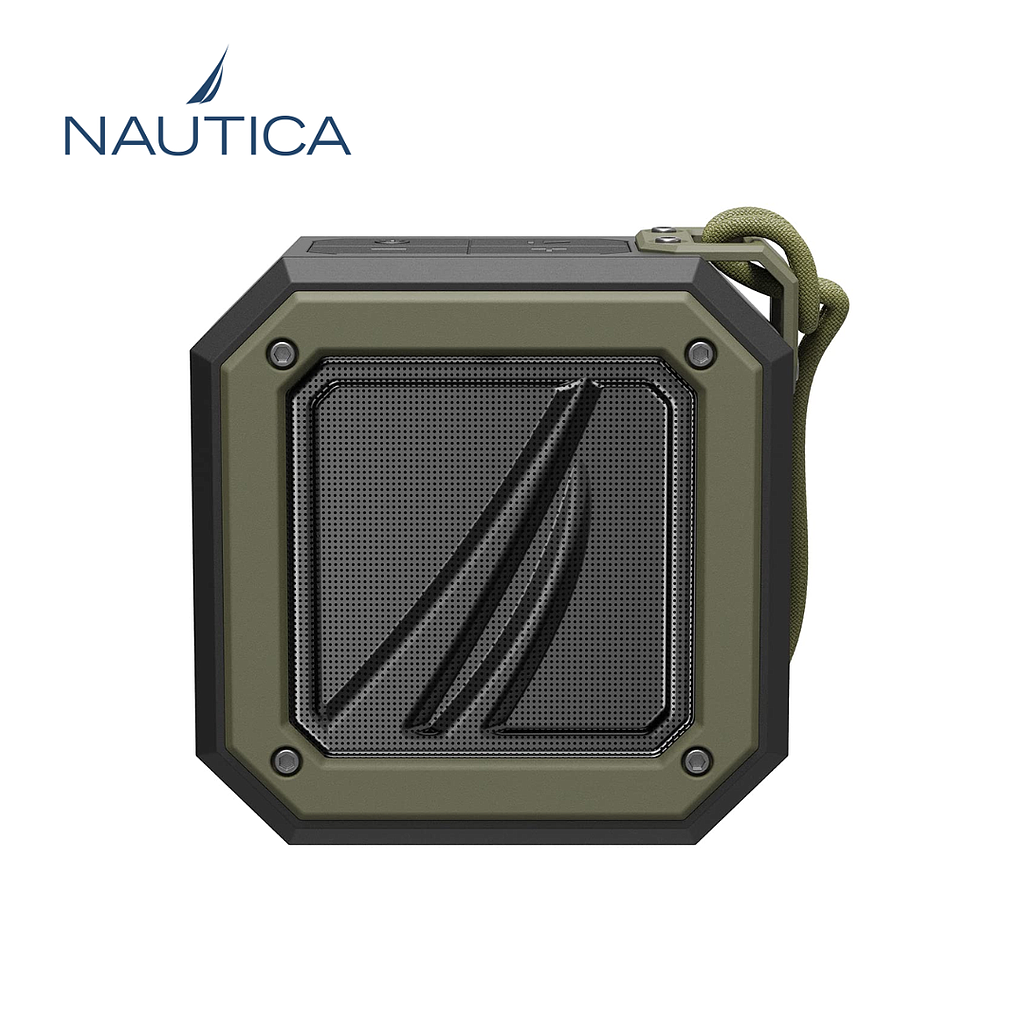 Bocina Nautica Portatil Exterior Bluetooth S100 Negro / Verde