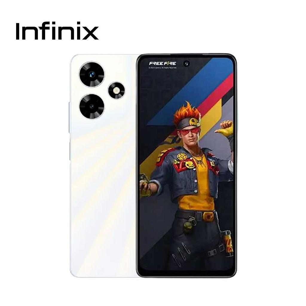 Celular Infinix Hot 30 Free Fire 128GB/8 Liberado Dual Sim Blanco