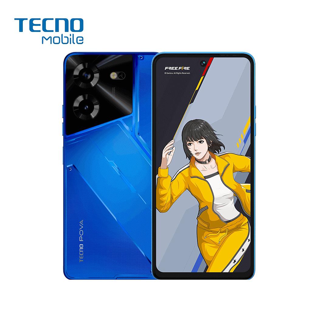 Celular Tecno Pova 5 Free Fire 256GB/8 Liberado Dual Sim Azul