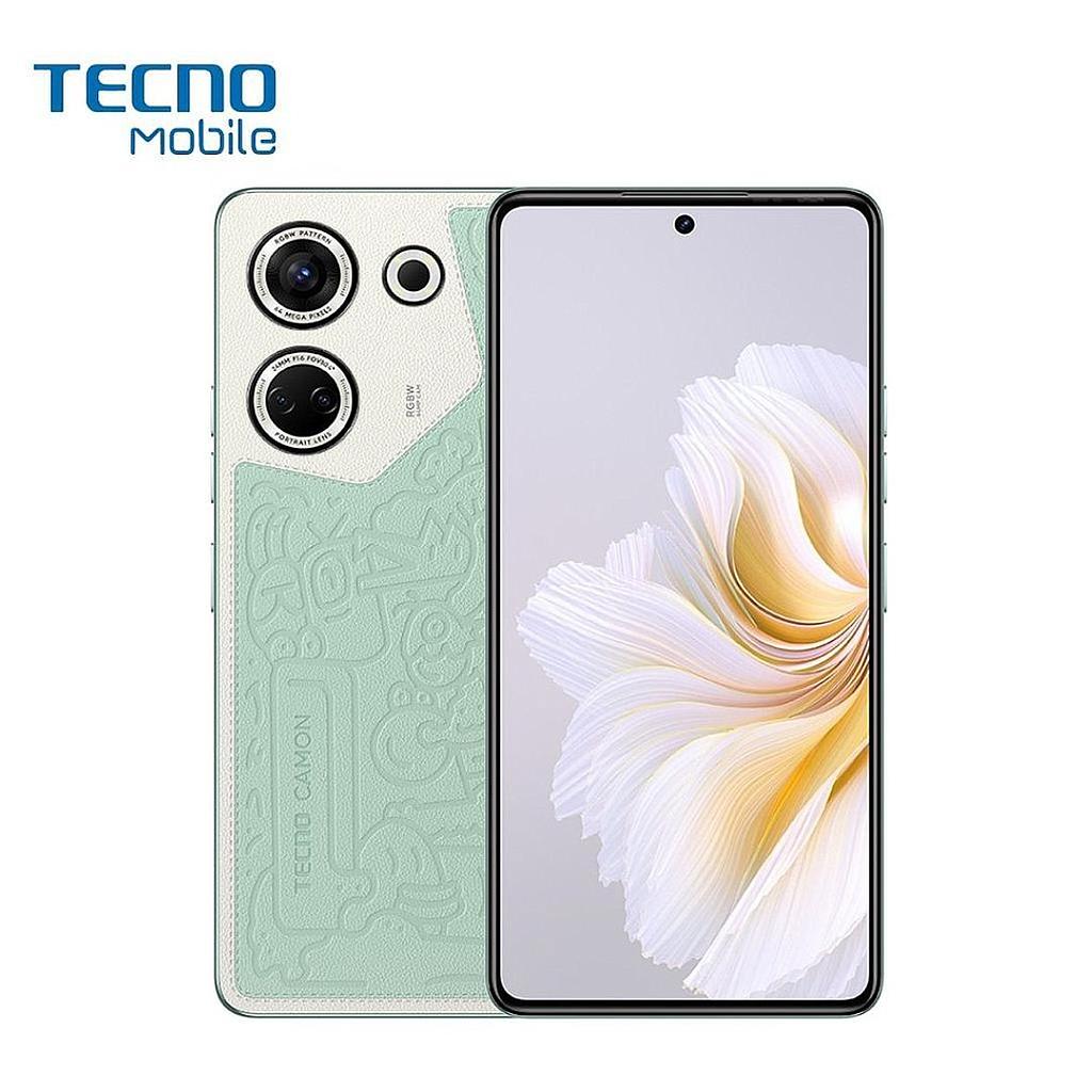 Celular Tecno Camon 20 4G 256GB/8 Liberado Dual Sim Verde Art Edition
