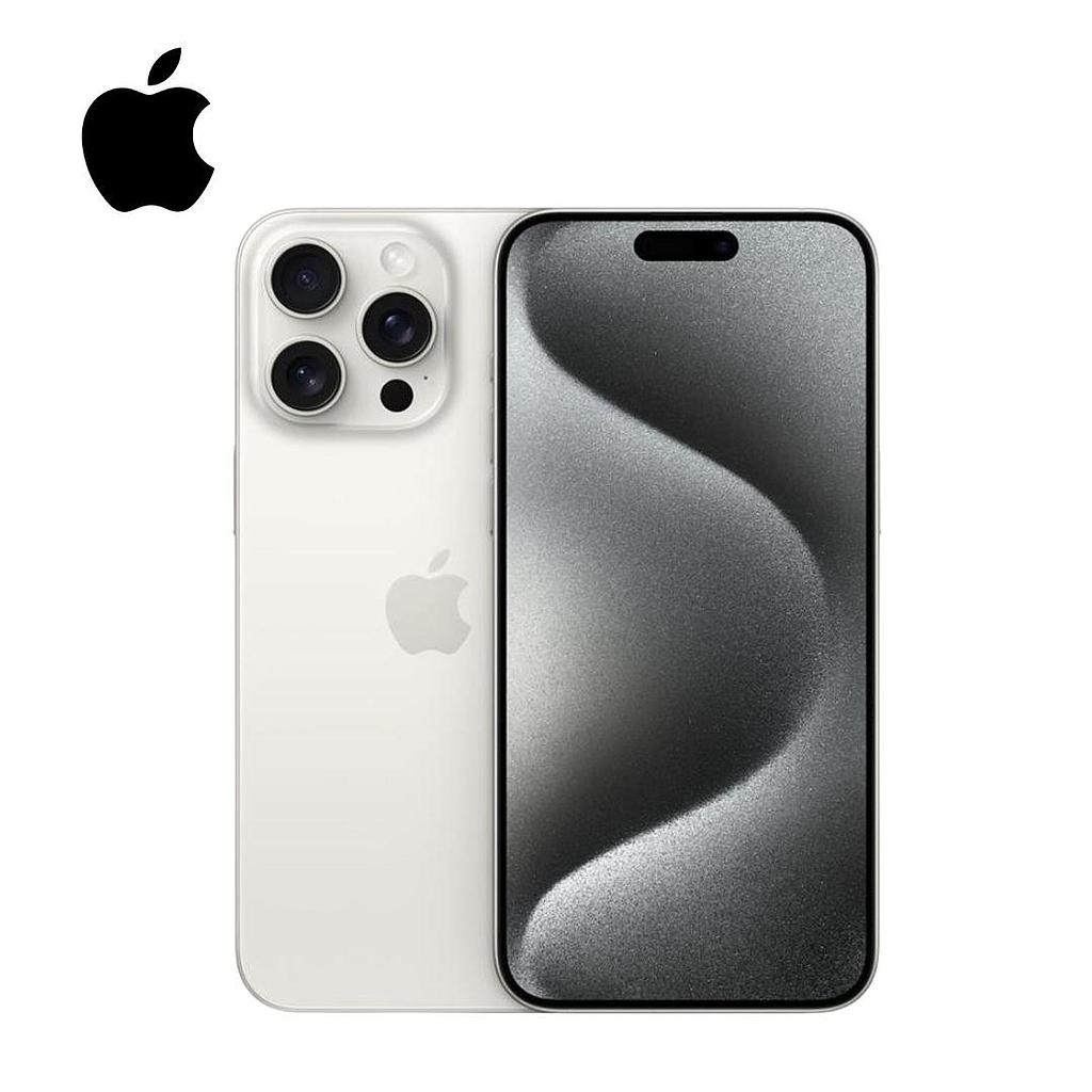 Celular iPhone 15 Pro Blanco Titanio 256GB Liberado E-SIM 