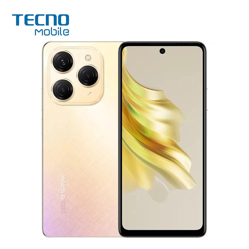 Celular Tecno Spark 20 pro 4G NFC 256GB/8 Liberado Dual Sim Dorado