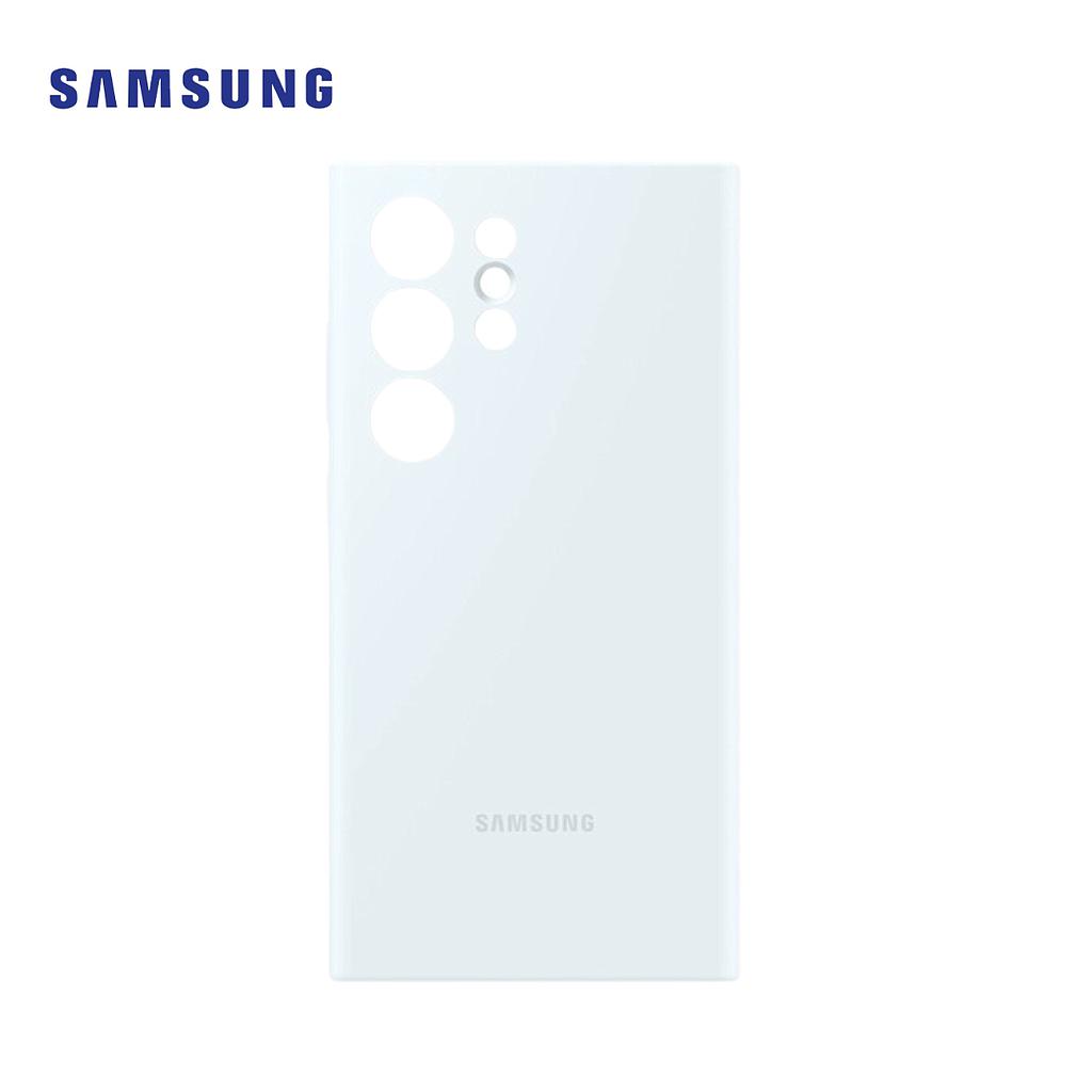 Protector Samsung para Galaxy S24 Ultra de Silicon Blanco 