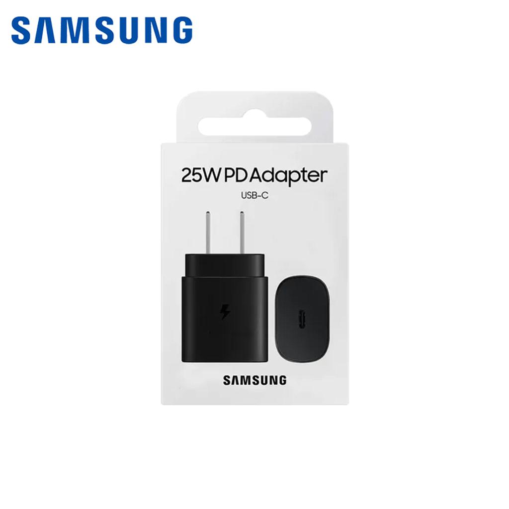  Cargador Samsung Cubo 25W PD USB-C Negro ORIGINAL Regalo