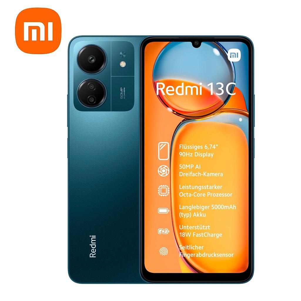 Celular Xiaomi Redmi 13C 256GB/8 Dual SIM Azul Liberado