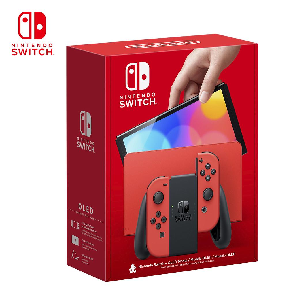 Consola Nintendo Switch OLED Mario Red 64GB
