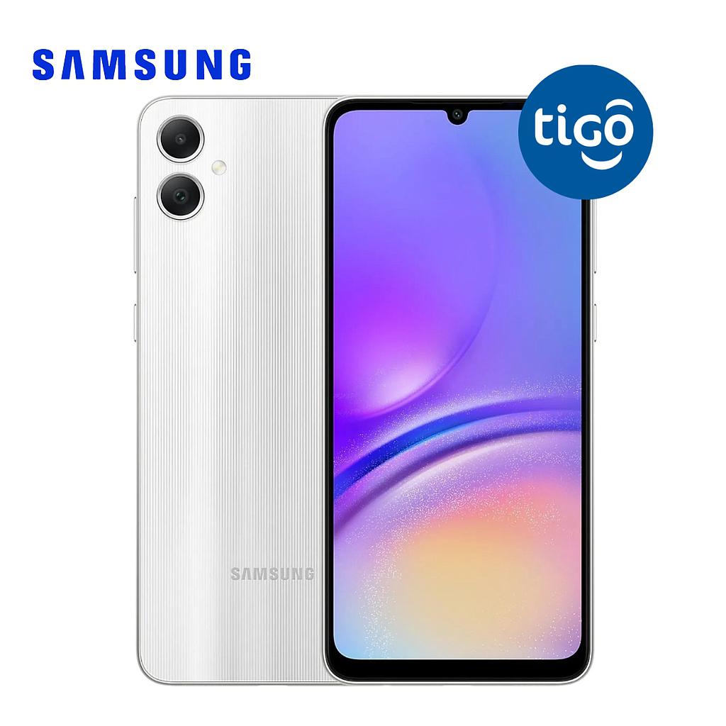 Celular Samsung Galaxy A05 4G 64GB/4 Tigo Un Sim Plateado
