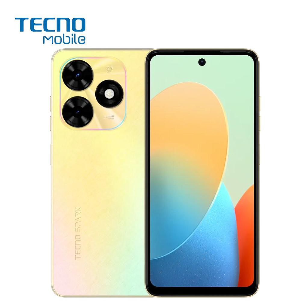 Celular Tecno Spark Go 2024 4G 128GB/4 Liberado Dual Sim Dorado