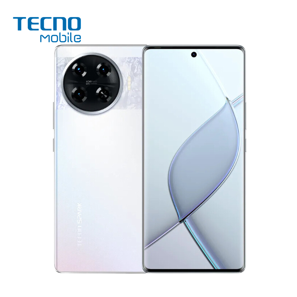 Celular Tecno Spark 20 Pro+ 256GB/8 Liberado Dual Sim Blanco