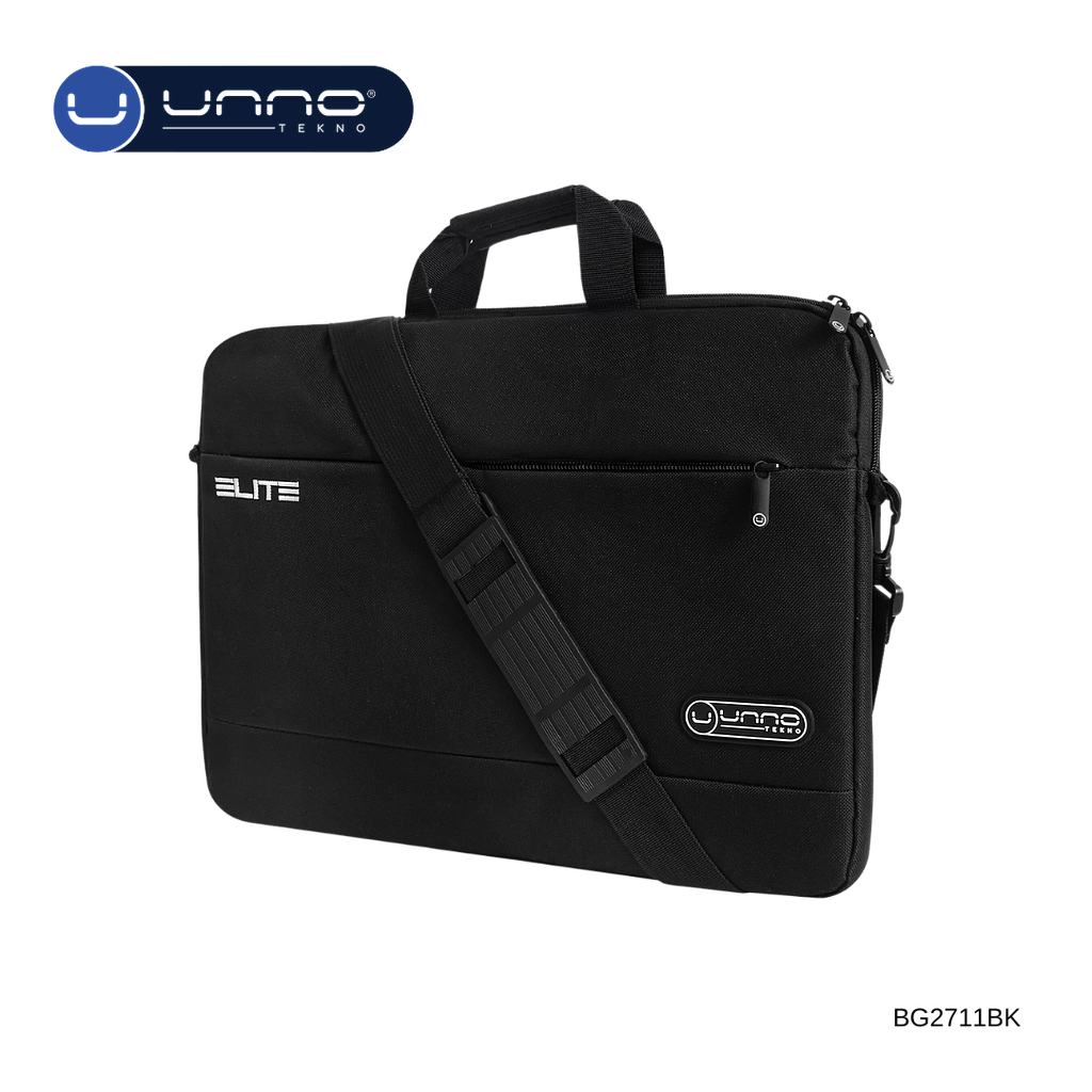 Maletin UNNO TEKNO portatil para Notebook 15.6" Elite Negro (BG2711BK)