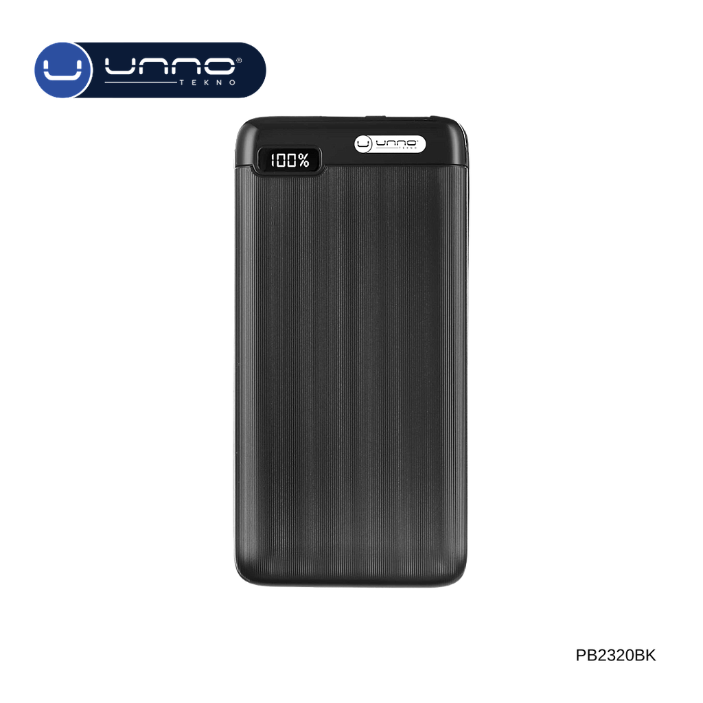 Power Bank UNNO TEKNO PowerSlim20+ 20,000mAh (PB2320BK)