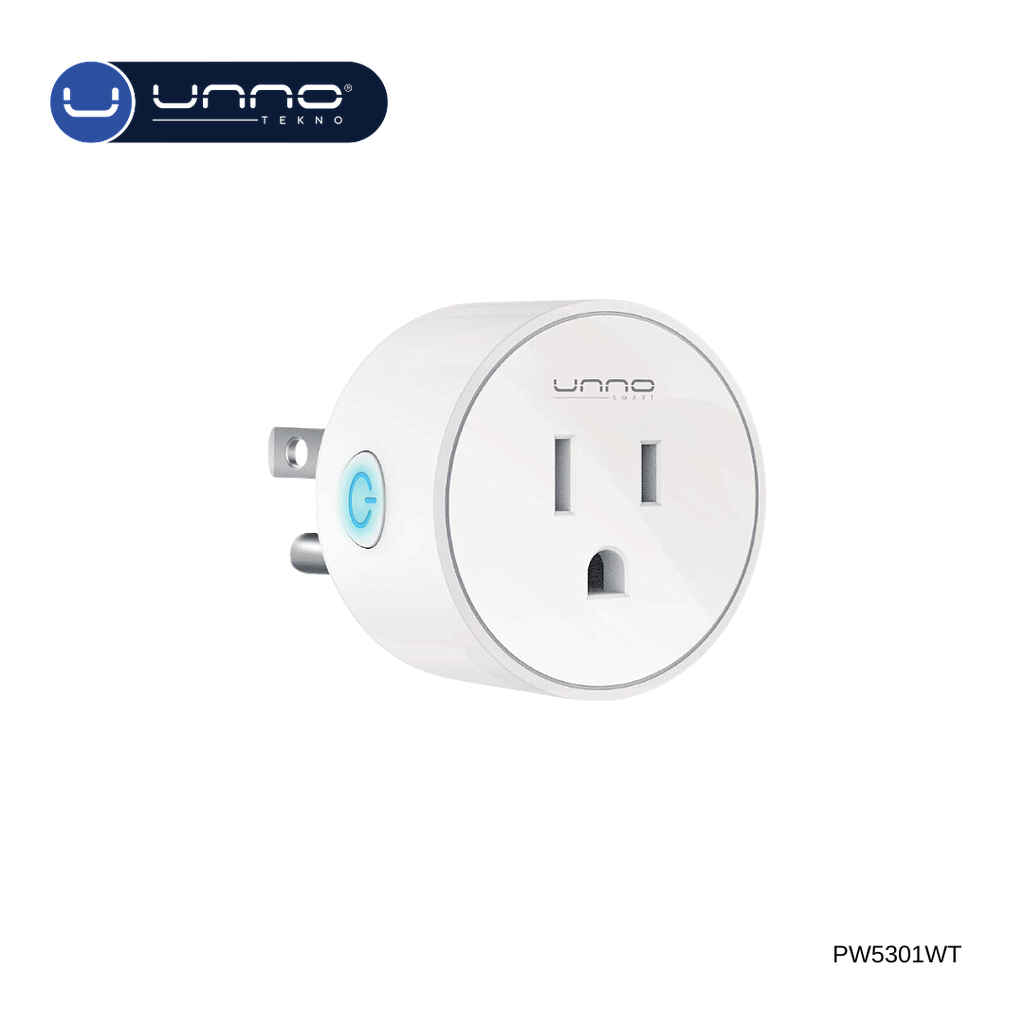 Tomacorriente UNNO TEKNO Simple plug 1100W Blanco (PW5301WT)